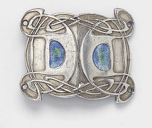ARCHIBALD KNOX FOR LIBERTY & CO.; CYMRIC MINIATURE BUCKLE