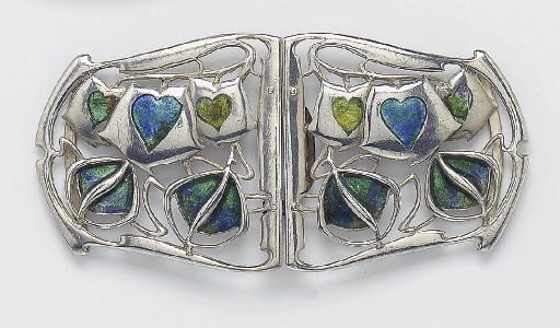 ARCHIBALD KNOX FOR LIBERTY & CO.; THE CLYMENE BUCKLE