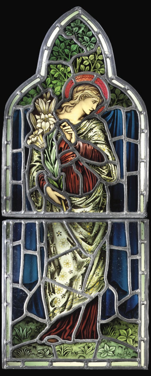 EDWARD BURNE-JONES, AFTER A DESIGN BY, FOR MORRIS & CO.; MARY VIRGIN WINDOW