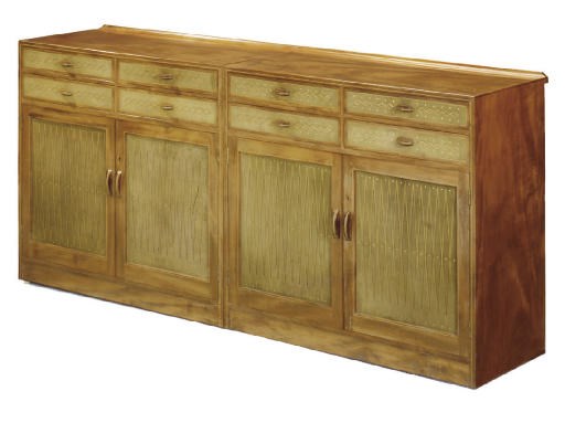 EDWARD BARNSLEY; PAIR OF CABINETS