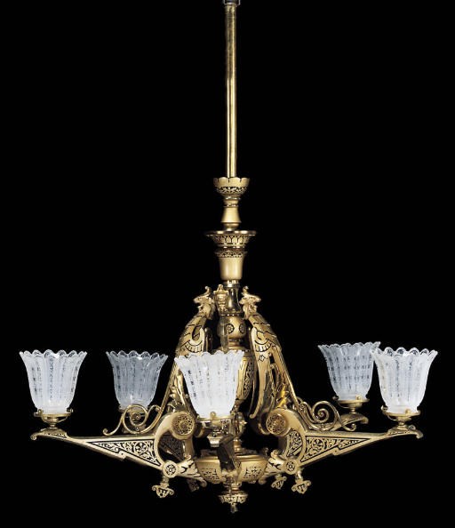J. & W. BREEDEN & BOOTH; AESTHETIC CEILING LIGHT