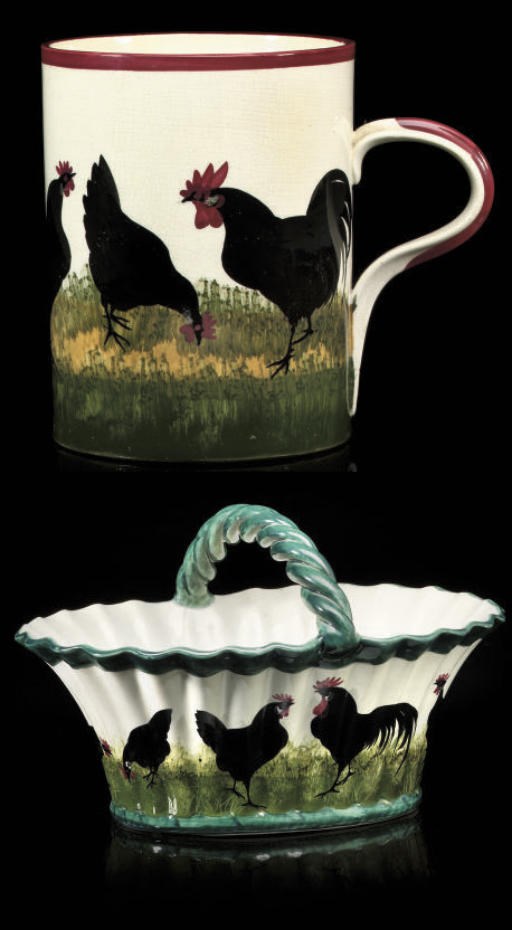 WEMYSS; COCK AND HEN BASKET
