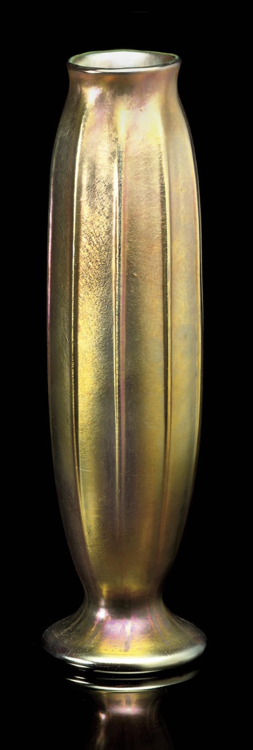 L. C. TIFFANY; FAVRILE VASE