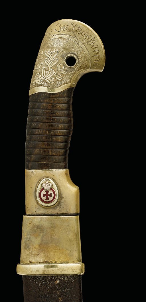 A cossack officer's shashka, pattern 1910