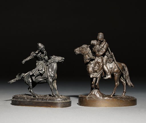 Two bronze groups