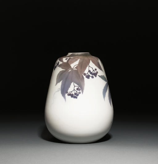 A large porcelain vase