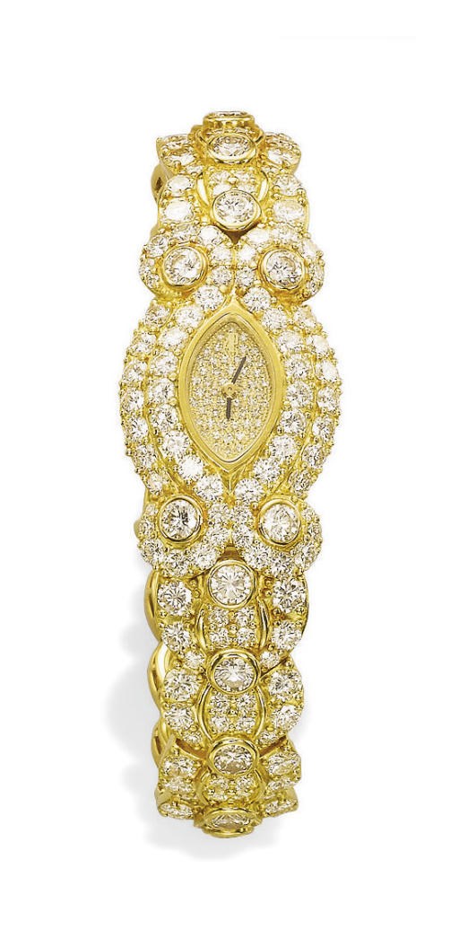 A LADY'S DIAMOND WRISTWATCH, BY AUDEMARS PIGUET