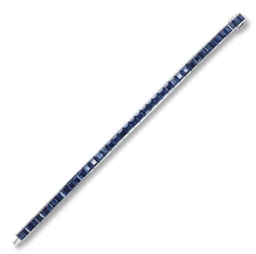 A SAPPHIRE LINE BRACELET, BY MEISTER