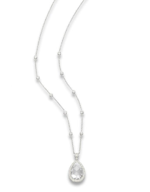 A DIAMOND PENDENT NECKLACE