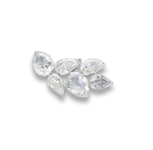 A DIAMOND BROOCH
