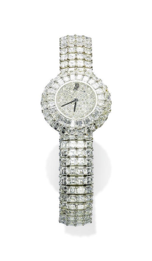 AN ELEGANT LADY'S DIAMOND WRISTWATCH, BY AUDEMARS PIGUET
