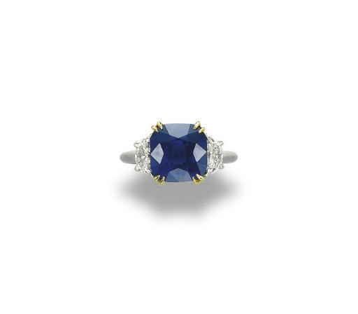 A FINE SAPPHIRE RING, BY TIFFANY & CO.
