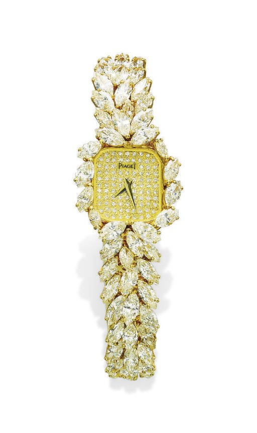 A LADY'S DIAMOND WRISTWATCH, BY PIAGET