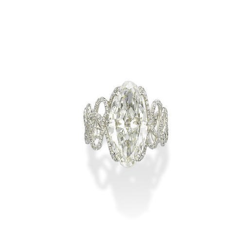 A DIAMOND 'BIORYTHM' RING, BY LORENZ BÄUMER