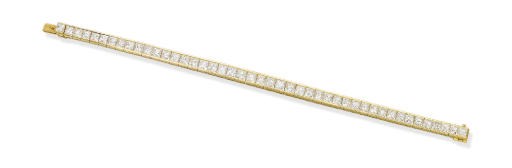 A DIAMOND LINE BRACELET, BY VAN CLEEF & ARPELS