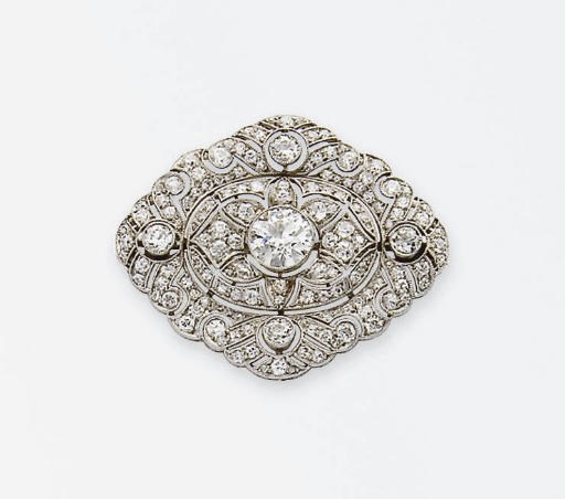 BROCHE BELLE EPOQUE DIAMANTS