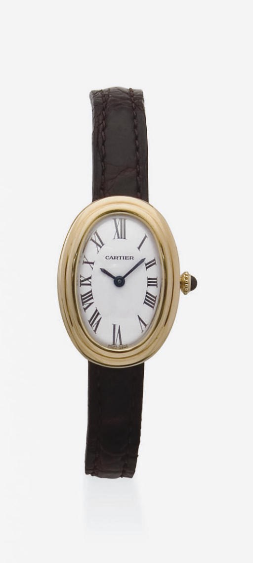 MONTRE BRACELET DE DAME "BAIGNOIRE", PAR CARTIER
