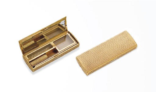 NECESSAIRE EN OR ET DIAMANTS, PAR WOLFERS