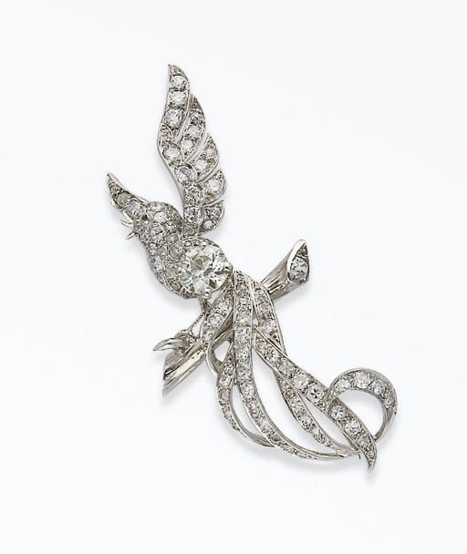 CLIP OISEAU DIAMANTS