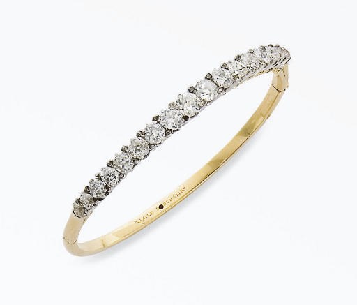 BRACELET JONC DIAMANTS