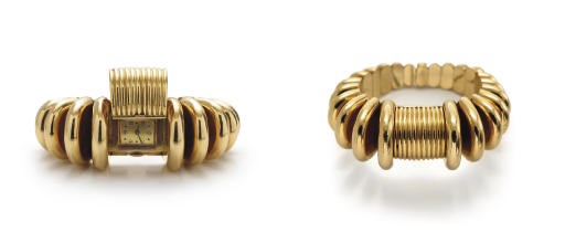 MONTRE BRACELET DE DAME EN OR, PAR LACLOCHE