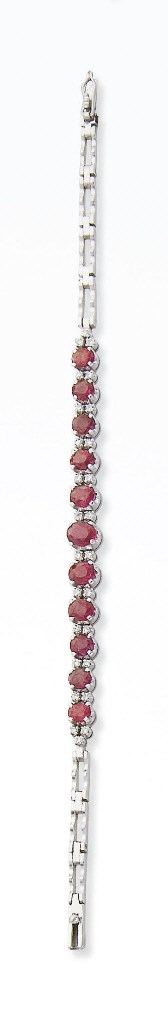 BRACELET RUBIS ET DIAMANTS
