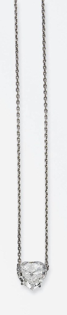 COLLIER COEUR DIAMANT