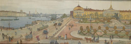 After Mstislav Valer'ianovich Dobuzhinskii (1875-1957)