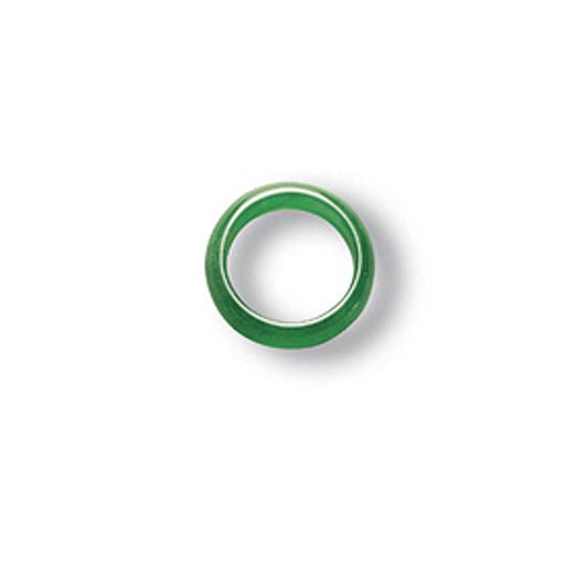 A JADEITE ABACUS SEED RING