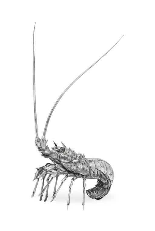 A SILVER LOBSTER TABLE ORNAMENT, BY BUCCELLATI