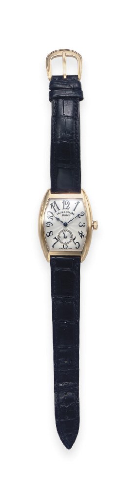 A GOLD WRISTWATCH, BY FRANCK MULLER