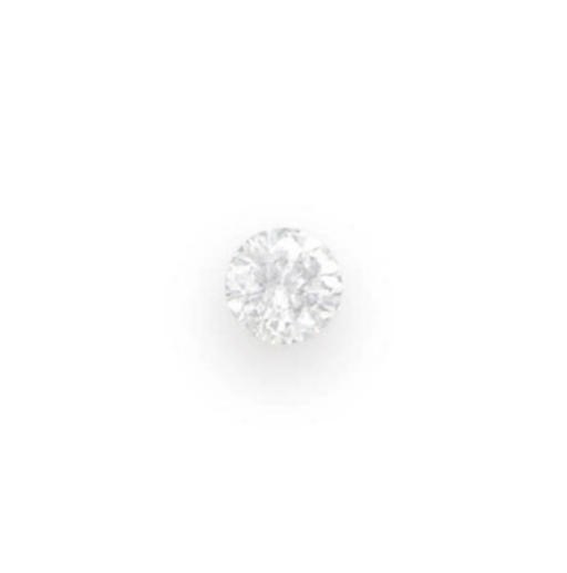 AN UNMOUNTED CIRCULAR-CUT DIAMOND