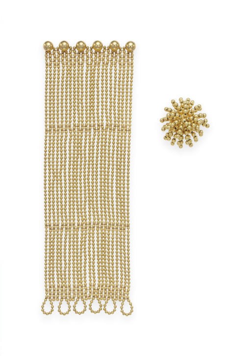 A SET OF GOLD JEWELRY, BY CARTIER