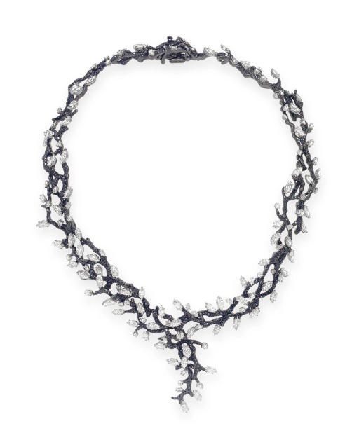 A COLORED DIAMOND NECKLACE, BY CINDY CHAO