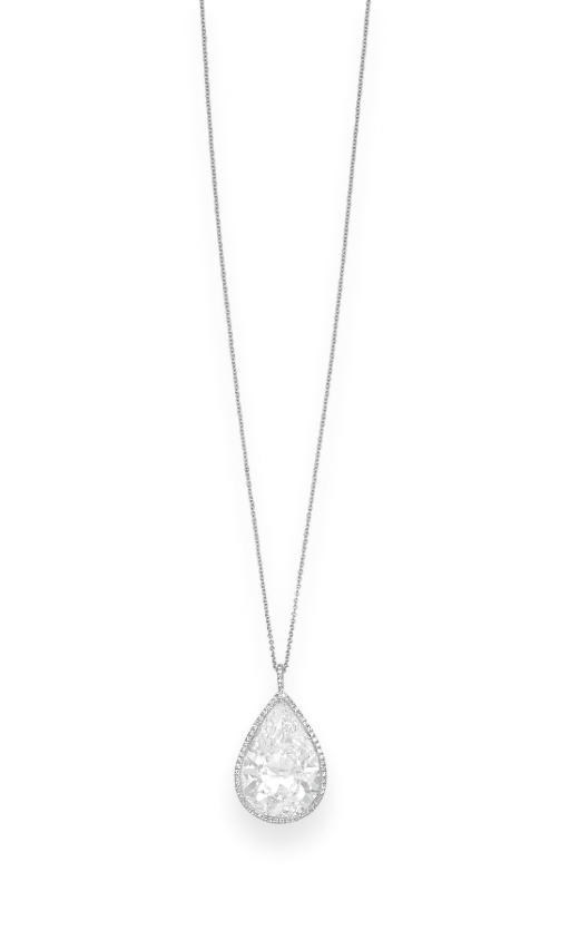 AN IMPORTANT DIAMOND PENDANT NECKLACE