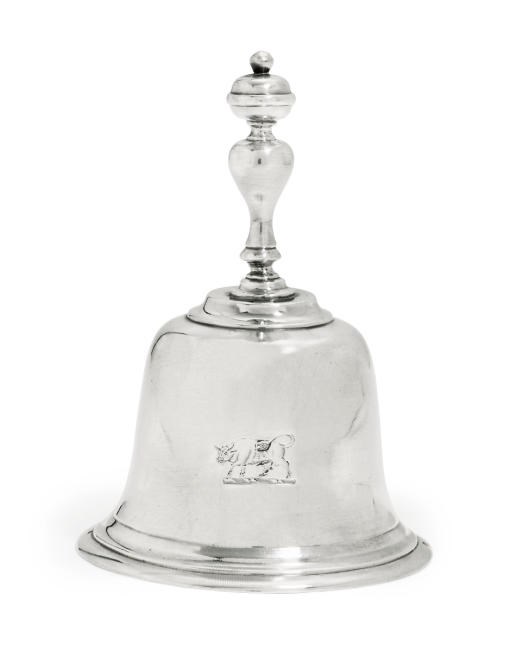 A DUTCH SILVER TABLE-BELL