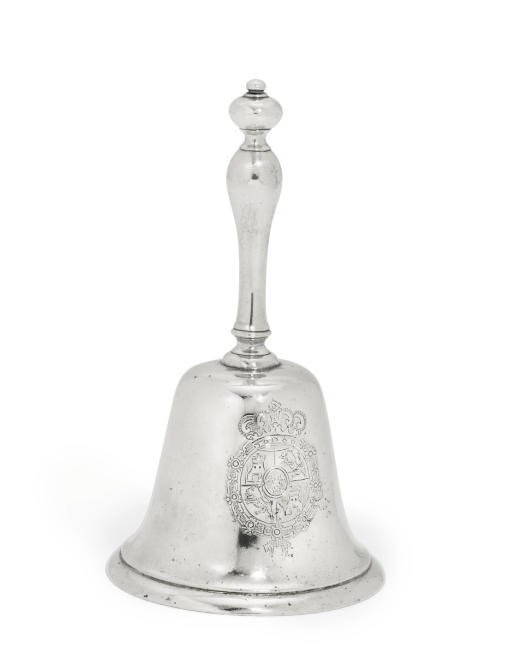 A SPANISH COLONIAL SILVER TABLE-BELL