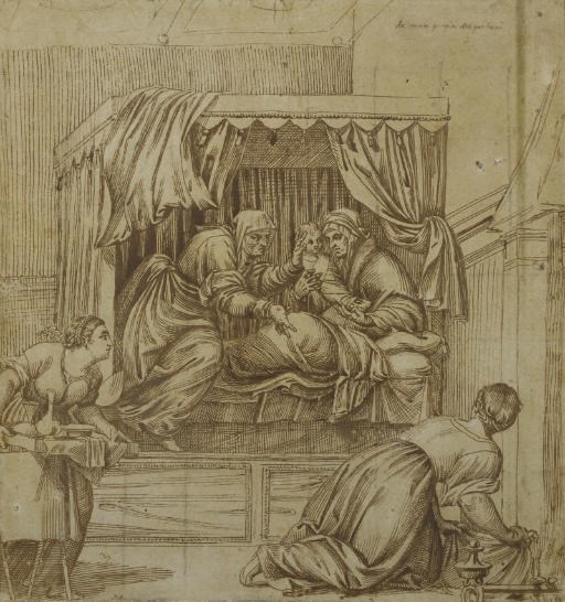 ATTRIBUE A DOMENICO CAMPAGNOLA (VENISE 1500-1564 PADOUE)