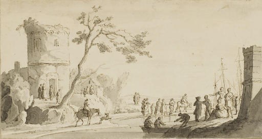 ENTOURAGE DE JOHANNES LINGELBACH (FRANCFORT 1622-1674 AMSTERDAM)