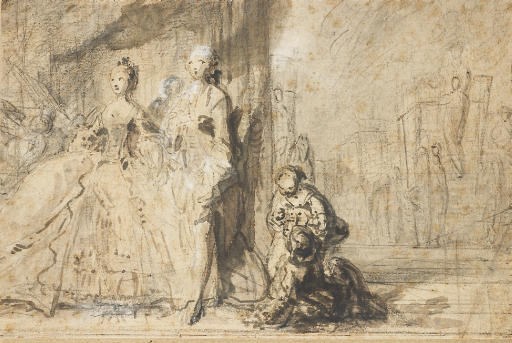GABRIEL-JACQUES DE SAINT-AUBIN (PARIS 1724-1780)
