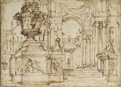 ATTRIBUE A CHARLES MICHEL-ANGE CHALLE (1718-1778)