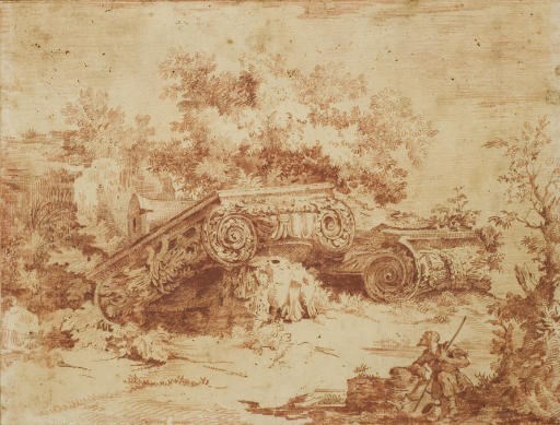 ATTRIBUE A JEAN-LAURENT LEGEAY (1710-1786)