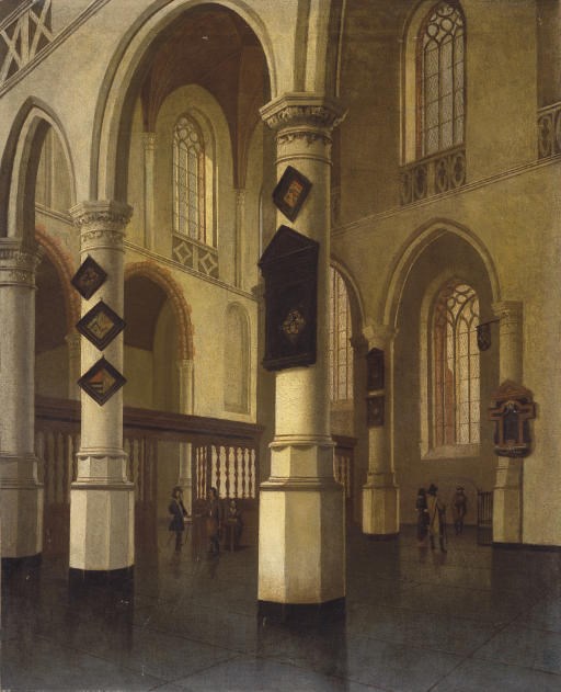 ATTRIBUE A HENDRICK CORNELISZ VAN VLIET (DELFT 1611-1675)