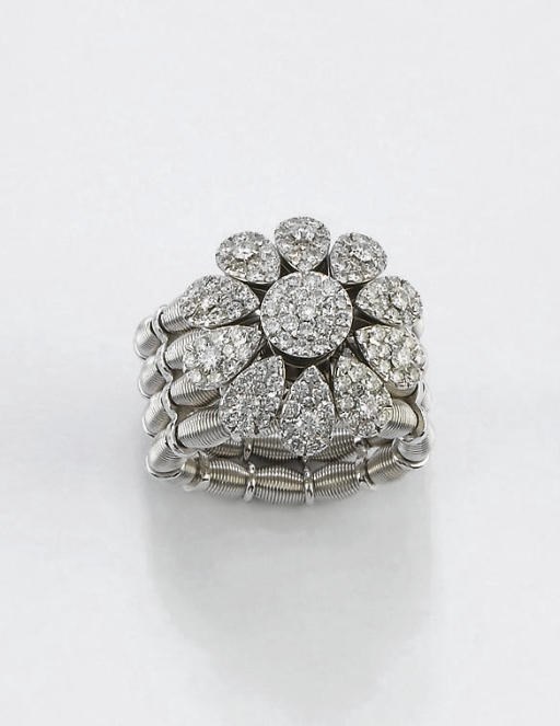 ANELLO IN ORO E BRILLANTI, DI JARRETIÈRE