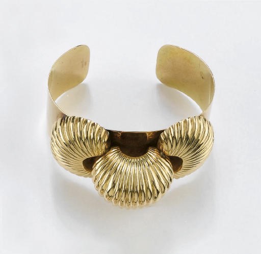BRACCIALE RIGIDO IN ORO, FIRMATO CARTIER