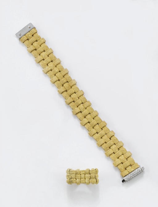 DEMI PARURE IN ORO E BRILLANTI