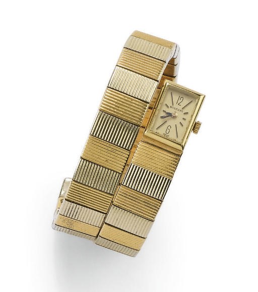 OROLOGIO A SERPENTE IN ORO, FIRMATO BULGARI