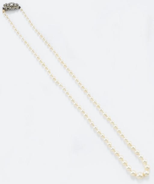 COLLANA IN PERLE NATURALI E COLTIVATE