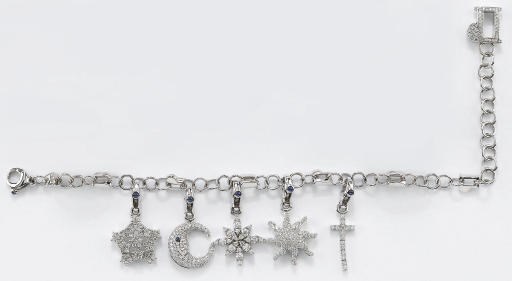BRACCIALE IN ORO E BRILLANTI, FIRMATO PASQUALE BRUNI