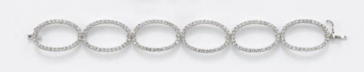 BRACCIALE SEMISNODATO IN ORO E DIAMANTI